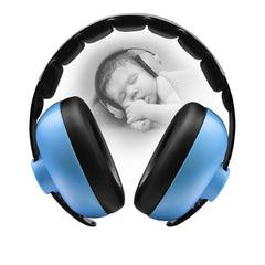 BBTKCARE baby ear protection headphones blue for peaceful naps during loud events