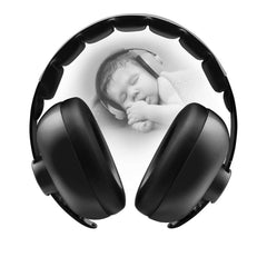 BBTKCARE baby headphones with noise-cancelling design shield little ears for calm outdoor naps.