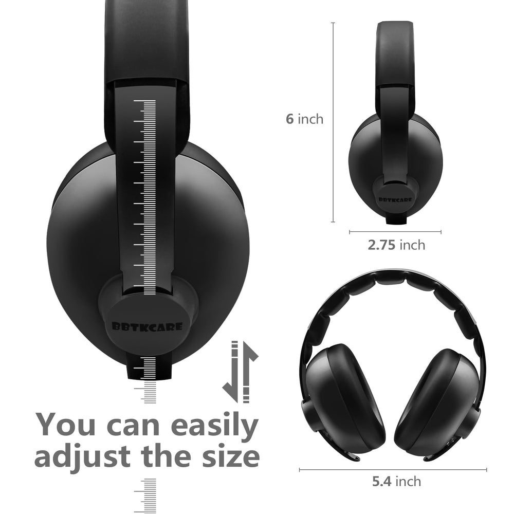 Soft padded design on BBTKCARE headphones ensures gentle comfort for small sleepers.