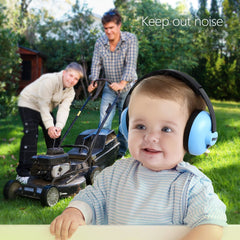 BBTKCARE sleep-friendly baby headphones with soft padding for rest