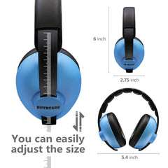 BBTKCARE noise-cancelling earmuffs soften loud sounds for comfort outdoors
