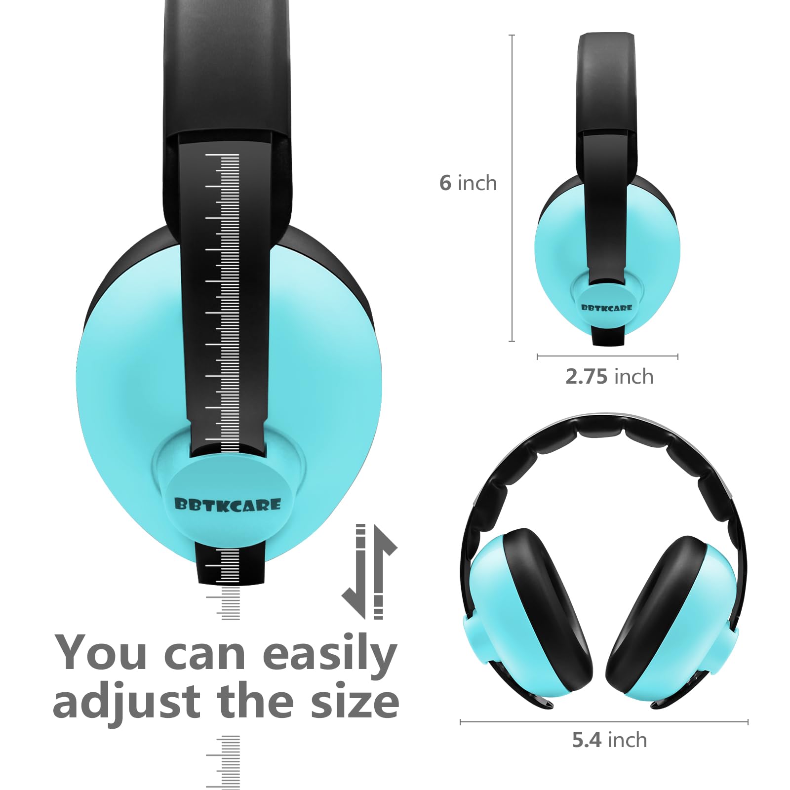 BBTKCARE noise-cancelling headphones help nap time stay peaceful on outings.