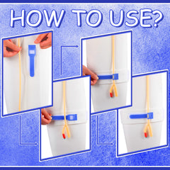 BBTO anti-slip catheter strap blue prevents slipping and irritation.