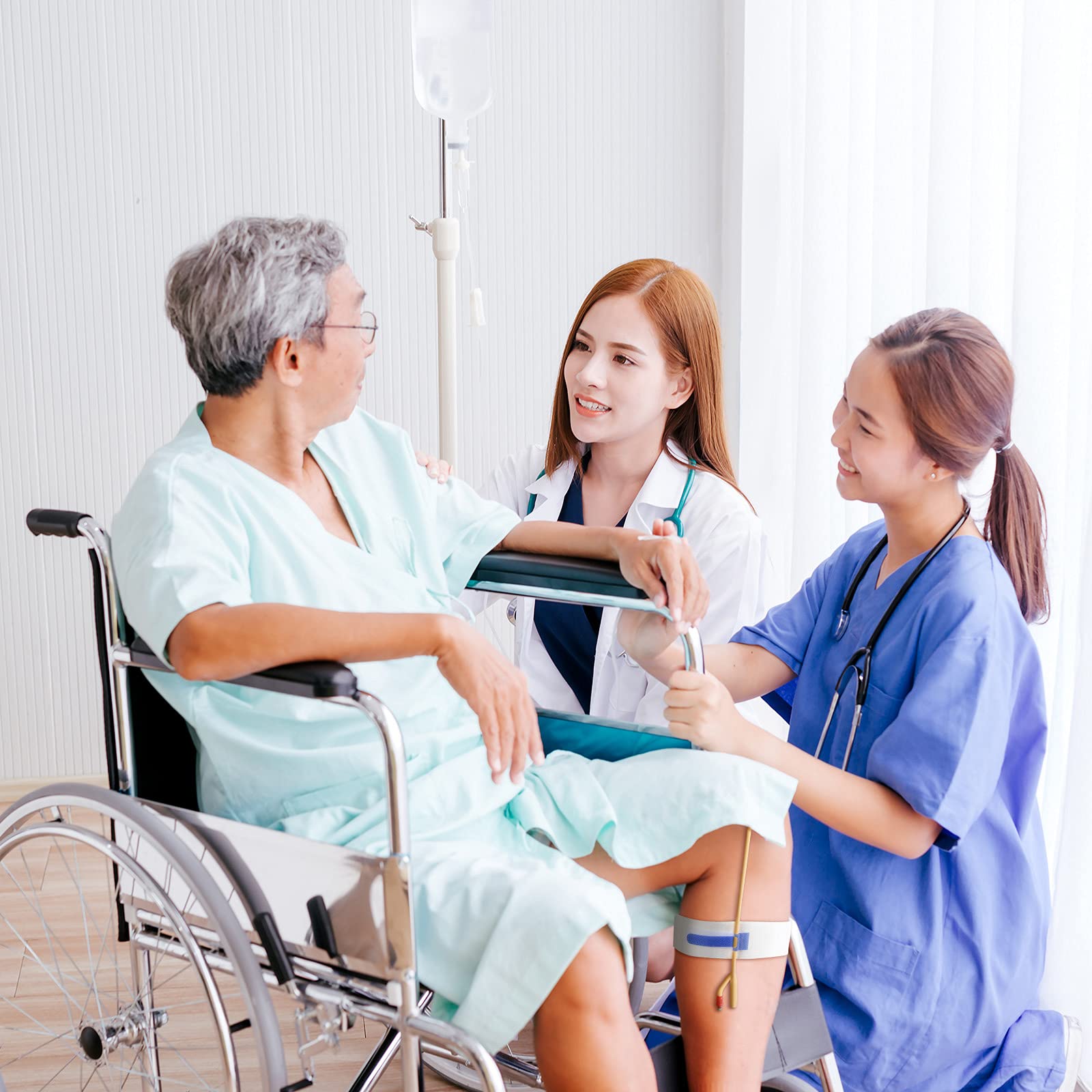 BBTO easy-attach catheter holder simplifies setup and removal.