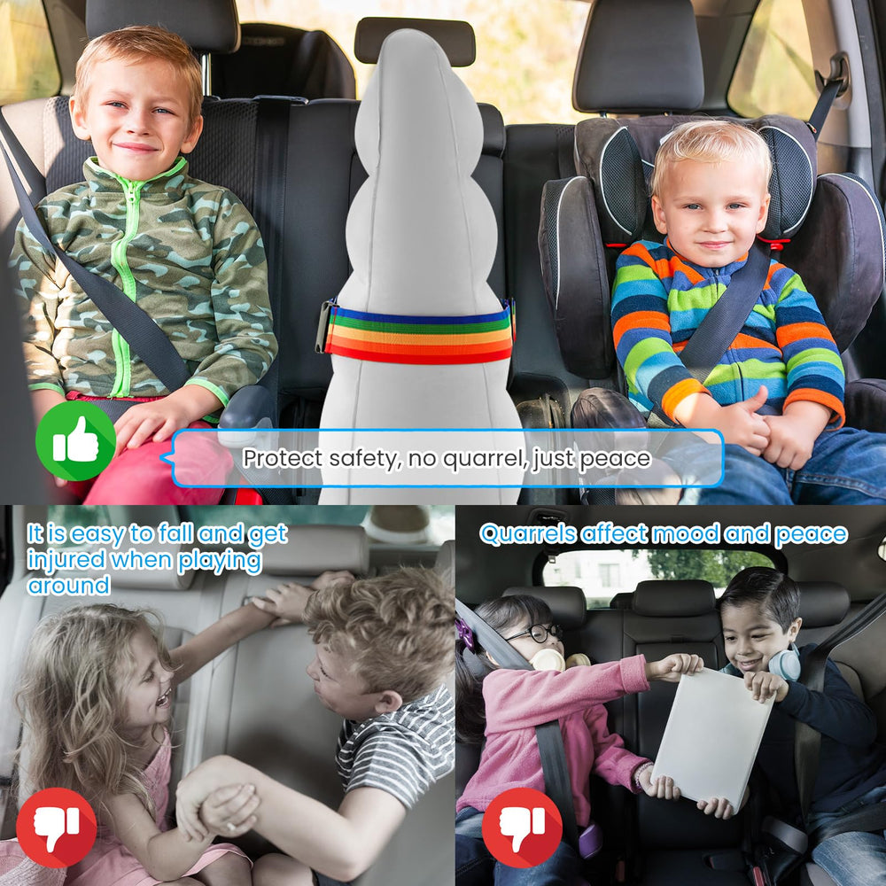 BBTO pet-friendly backseat divider preventing pets from disturbing children