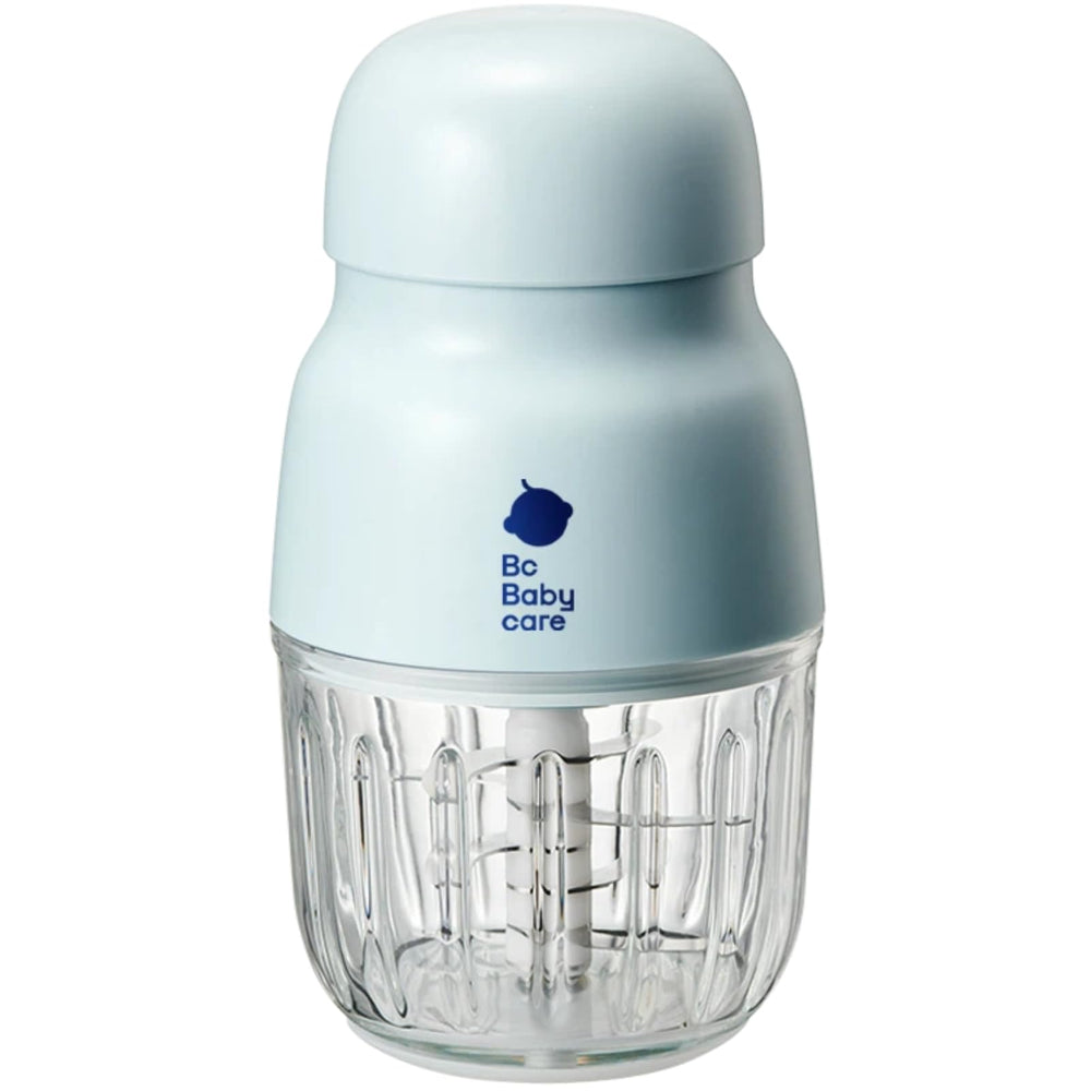 bc babycare baby food maker with glass bowl enables clean, safe purees