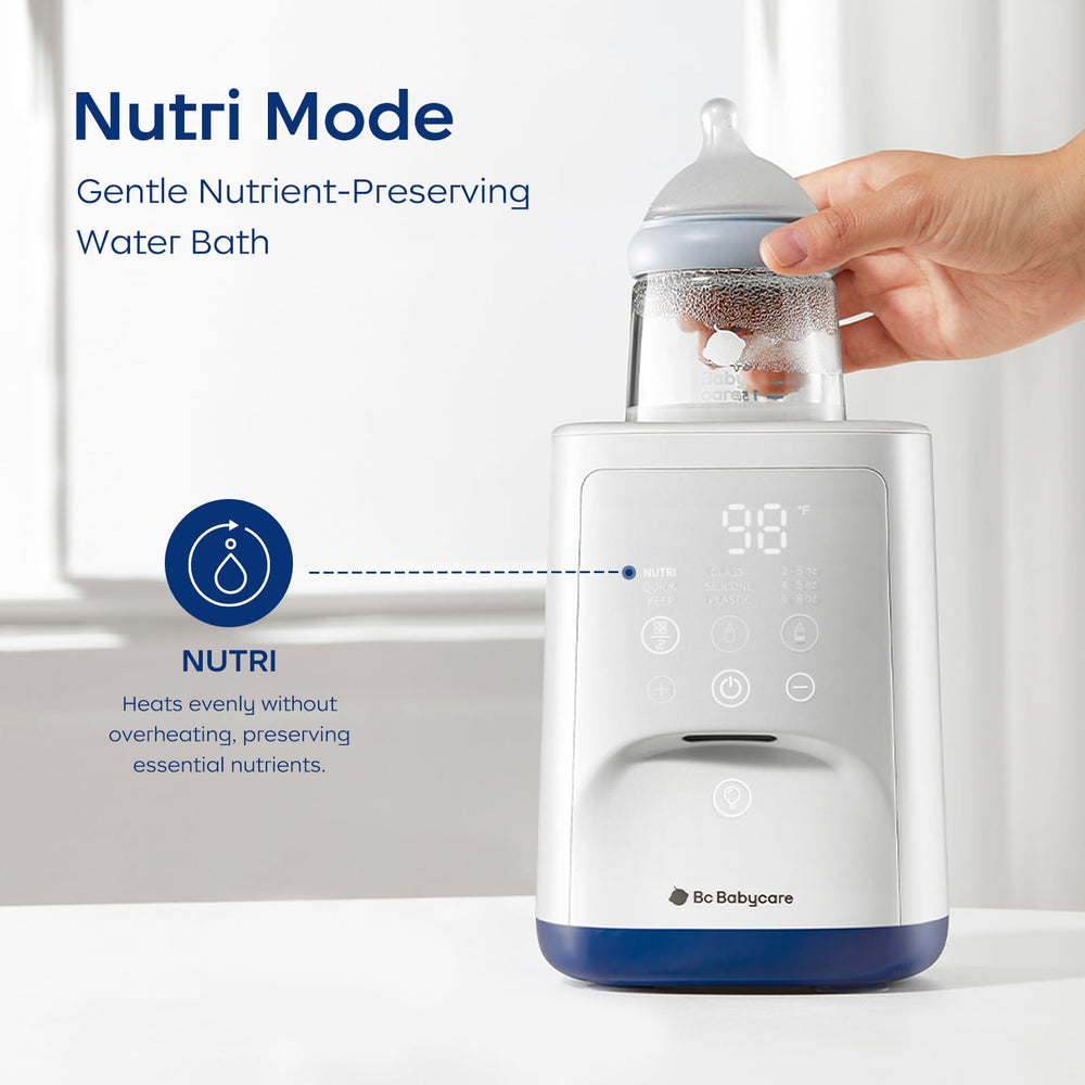 Bc Babycare Bottle Warmer memory function speeds up setup