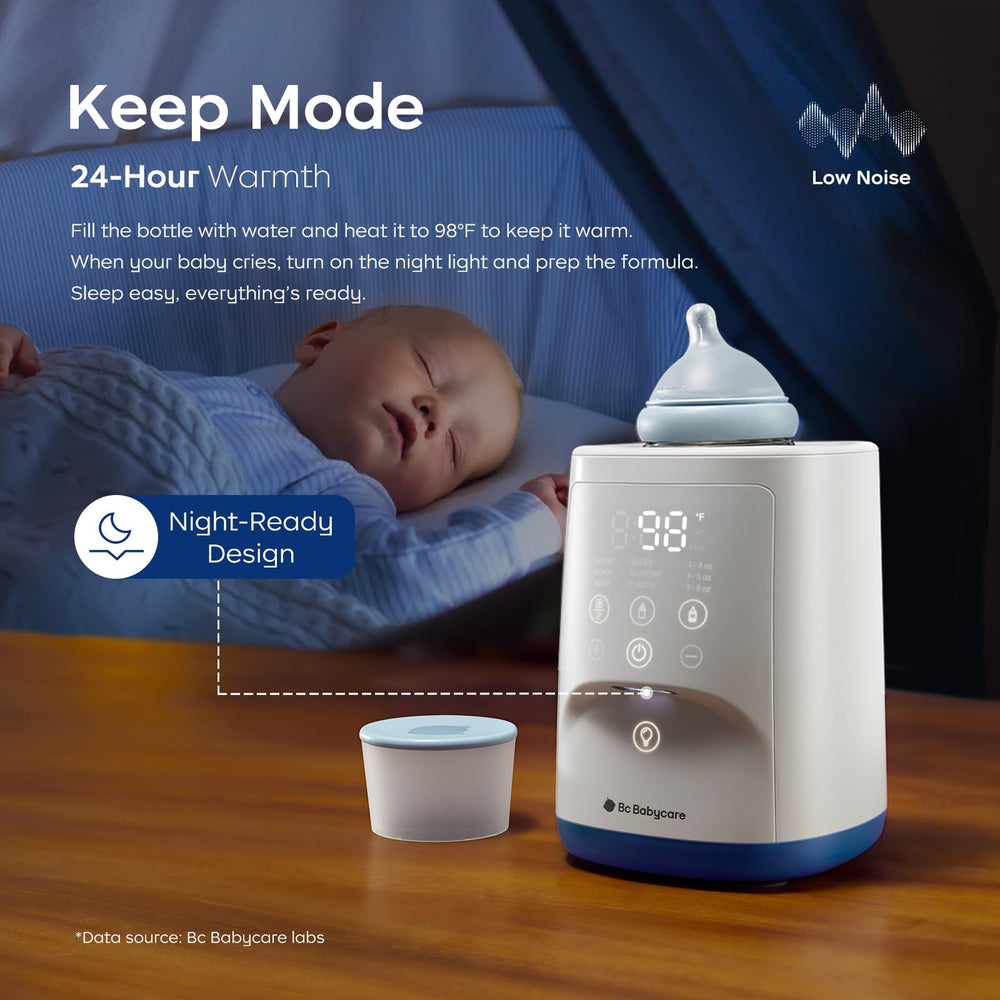 Bc Babycare Bottle Warmer features double safety protection against overheating