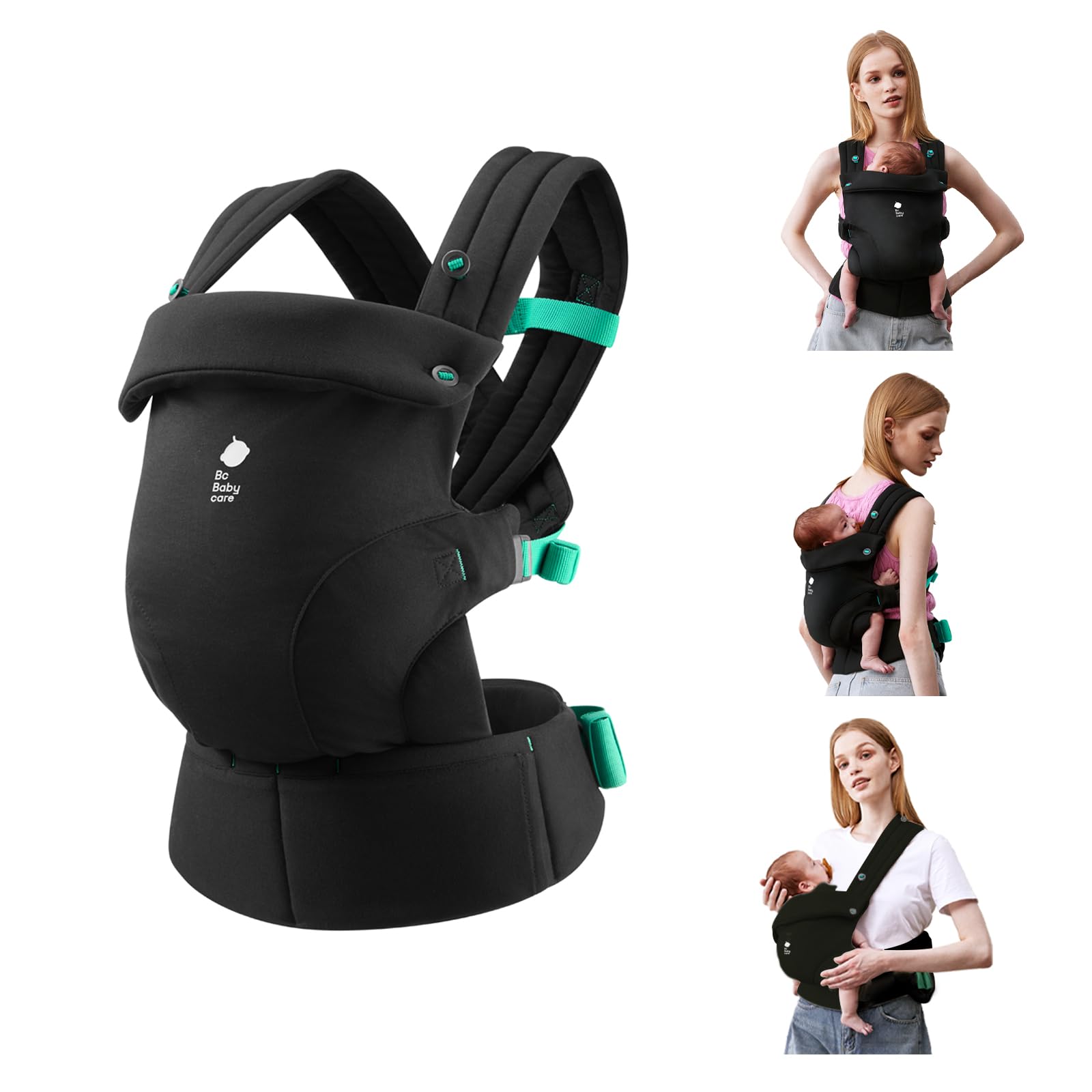 Bc Babycare CocoonGo CloudTouch fabric offers gentle, breathable comfort for baby skin