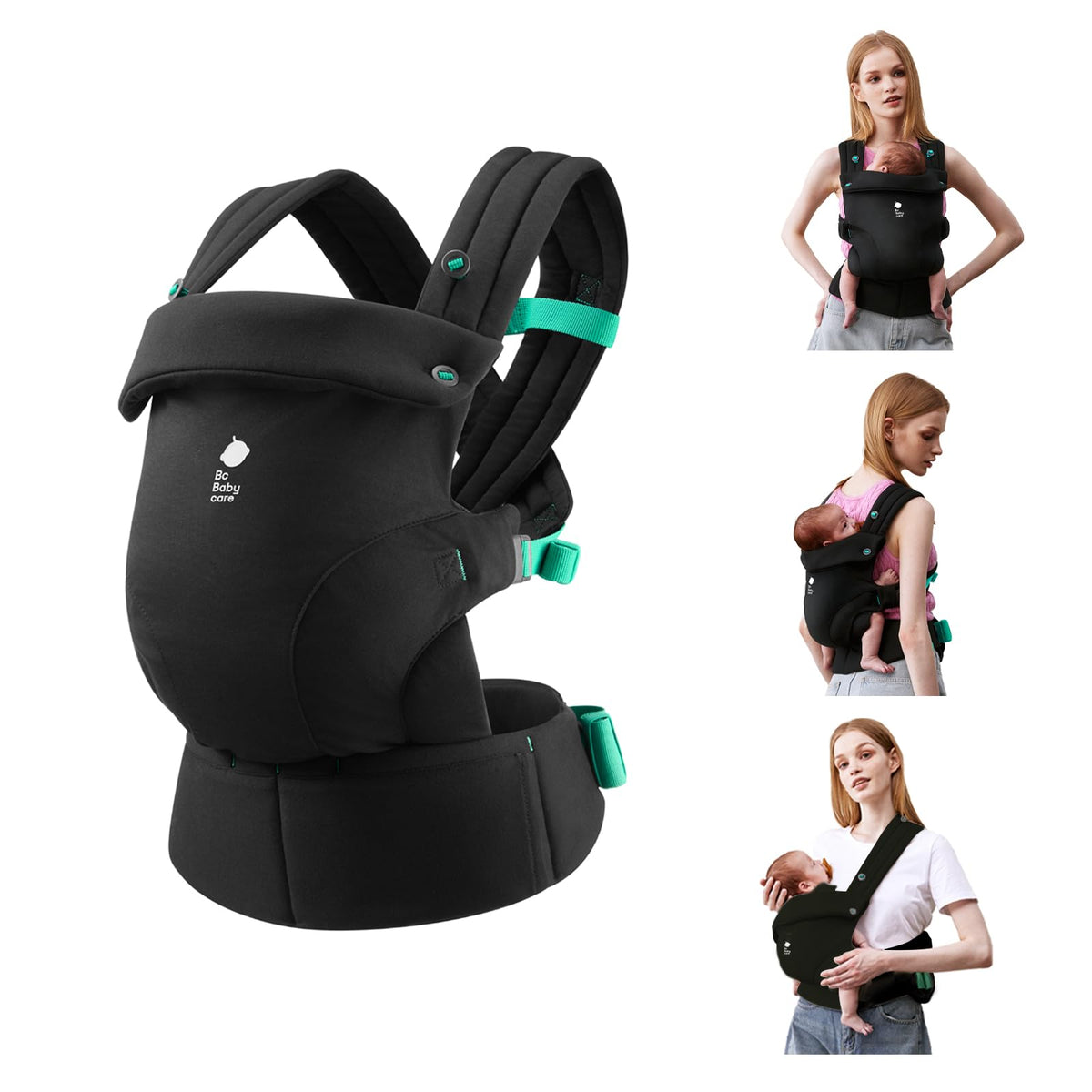 Bc Babycare CocoonGo CloudTouch fabric offers gentle, breathable comfort for baby skin