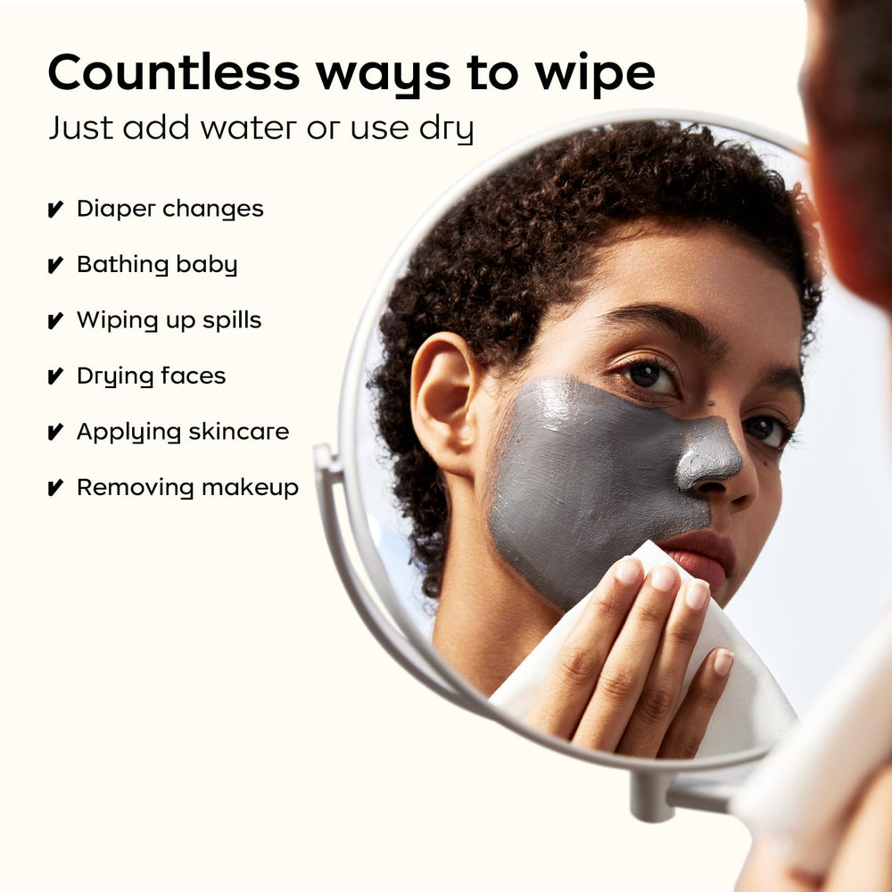 bc babycare dry wipes ideal for diaper changes and quick cleanups.