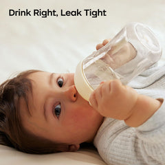bc babycare sippy cup learner double-side outlet shows gentle flow for calm drinking