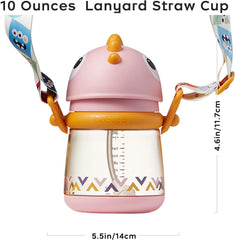 bc babycare straw sippy cup pink PPSU body close-up shows durable material