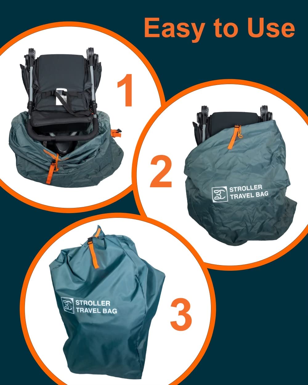 BC Extra Large Stroller Bag compatibility across brands for versatile trips.