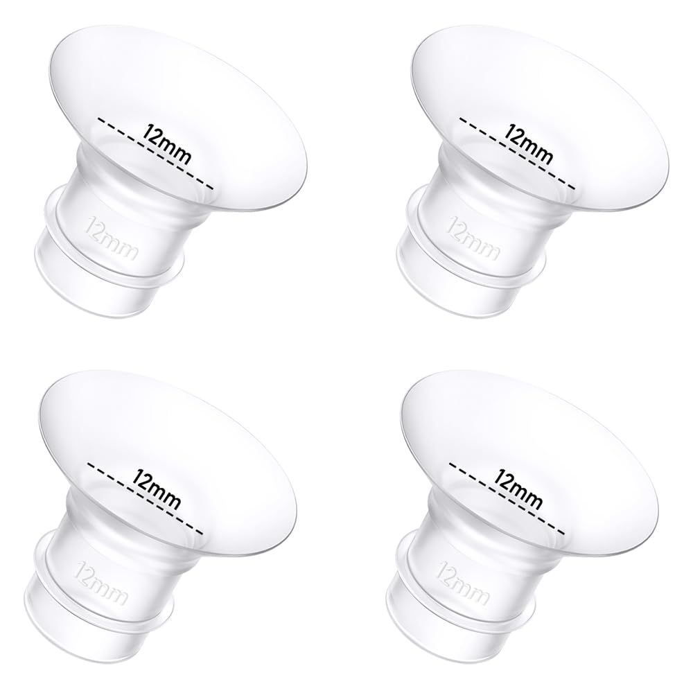 BDICOVE 12mm flange insert close-up, soft silicone for comfort.