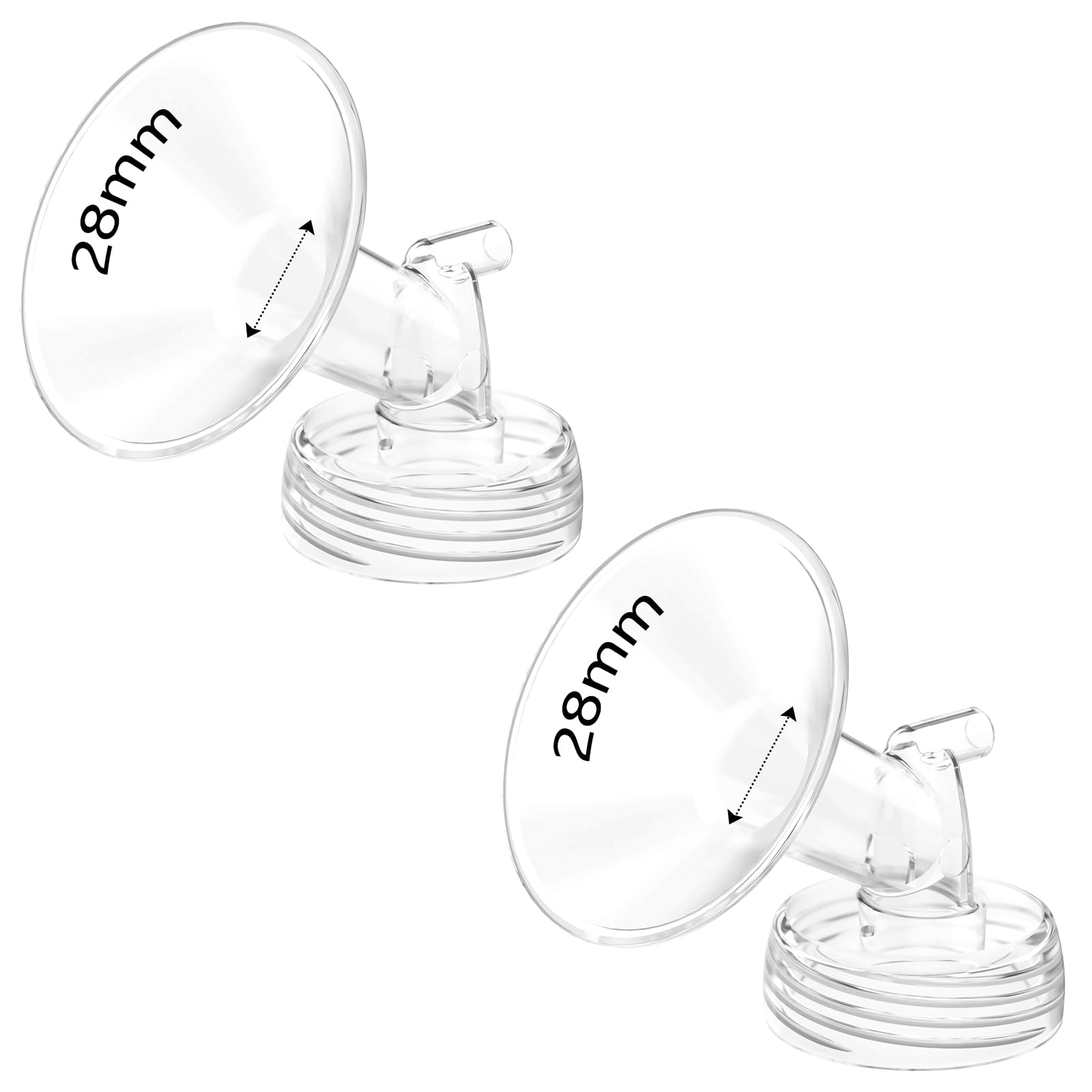 BDICOVE 2pcs wide-mouth flange set forSpectra pumps enabling comfortable pumping