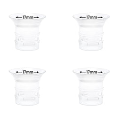BDICOVE 4pcs 17mm flange inserts pack provides adjustable fit for Eufy pumps.