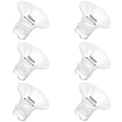 BDICOVE 6pcs 15mm silicone flange inserts offer a comfortable, efficient pumping experience