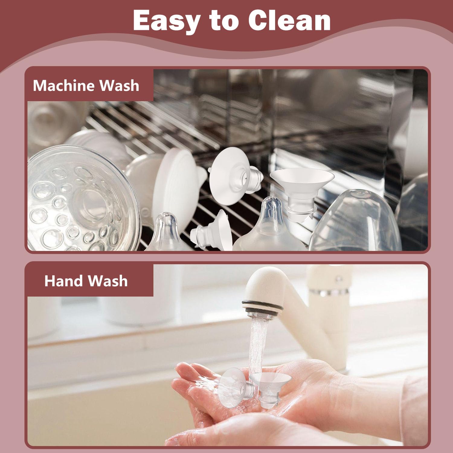 BDICOVE inserts are dishwasher-safe and steam-sanitize capable.