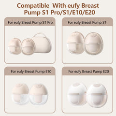BDICOVE flange inserts compatible with Eufy S1 Pro and S1 for a customized fit.