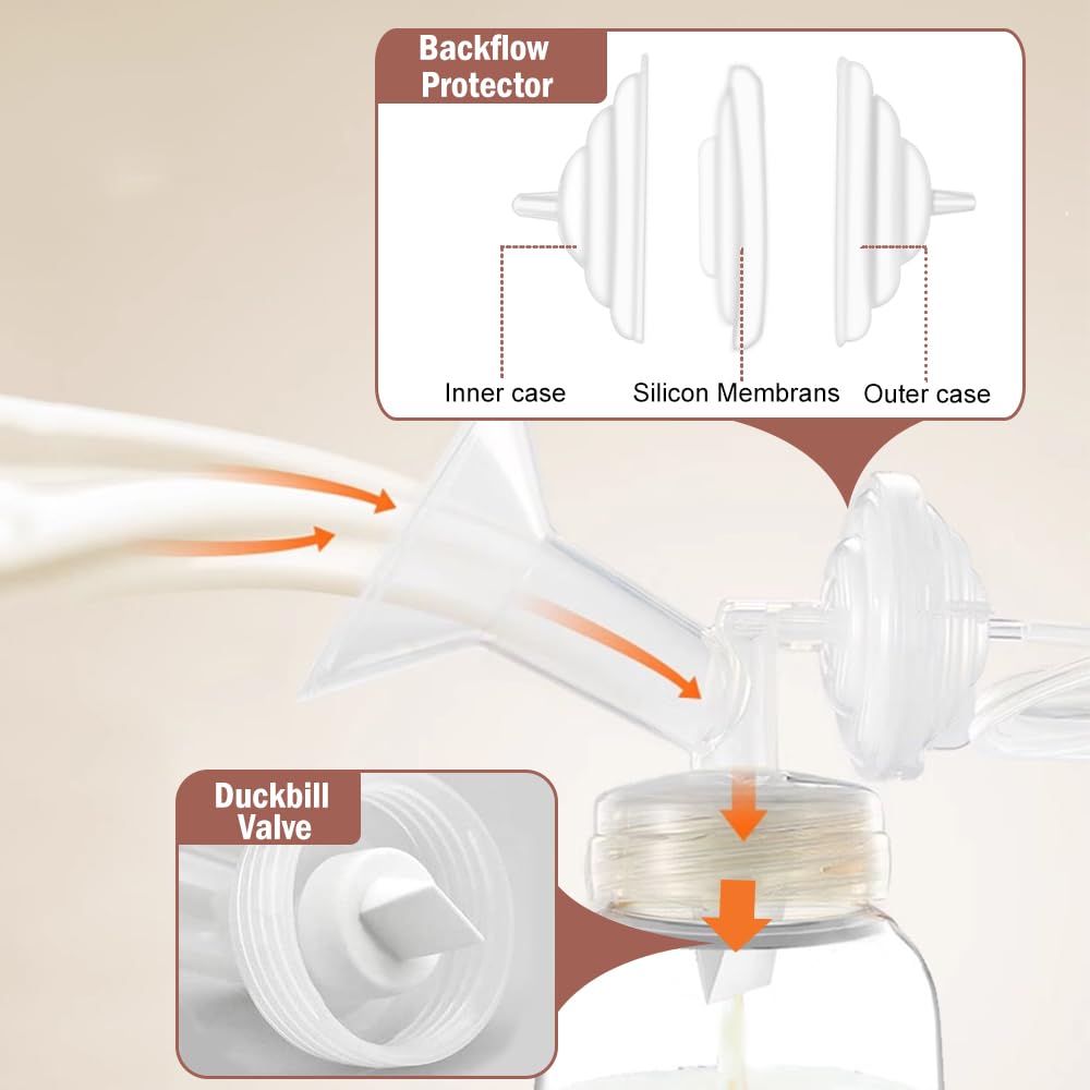 BDICOVE duckbill valves for Ameda Mya compatible safe, smooth pumping