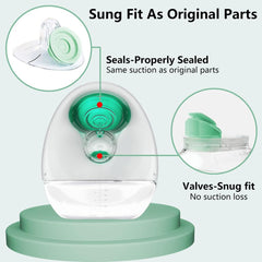 BDICOVE Elvie wearable compatibility shown on packaging.