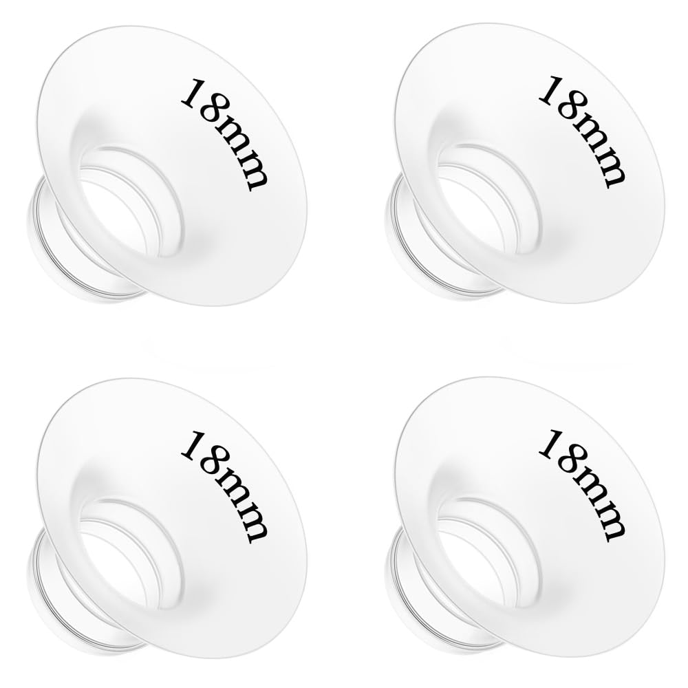 BDICOVE flange insert 18mm pack shot highlights versatile compatibility for many breast pumps.