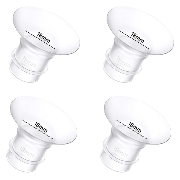 BDICOVE 18mm flange insert in soft silicone for comfortable pumping
