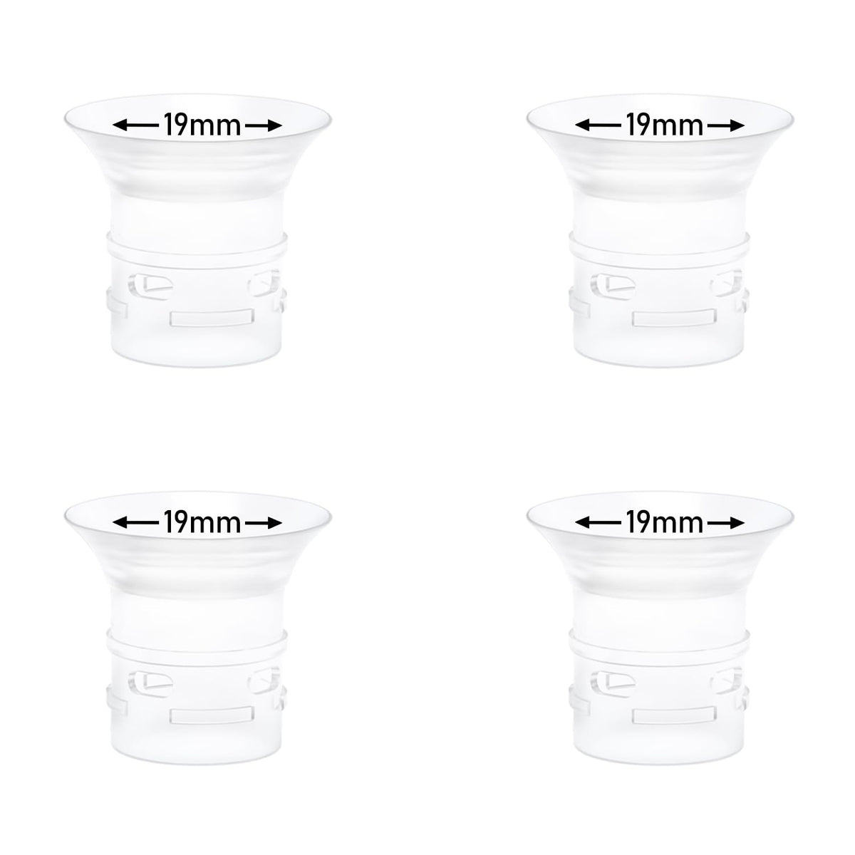 BDICOVE flange insert pack for easy size changes and comfort.
