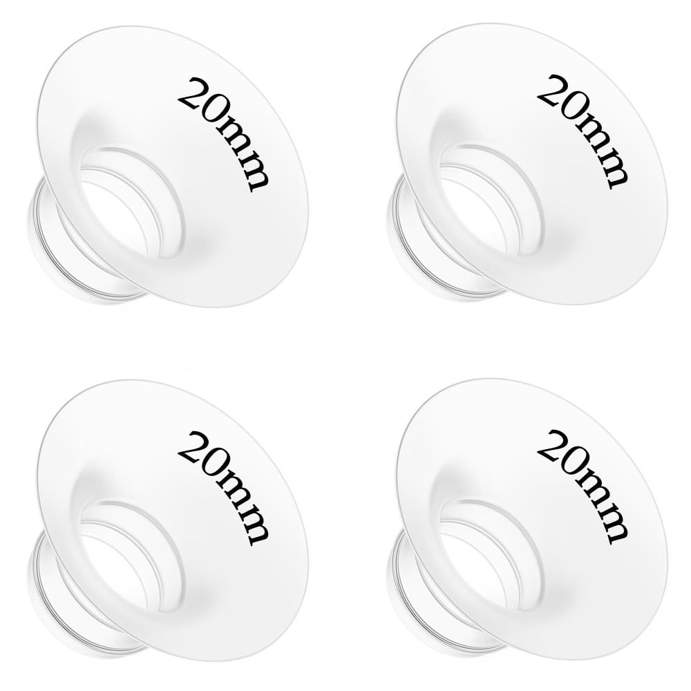 BDICOVE flange insert 20mm closeup shows soft silicone for comfortable pumping.