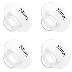 BDICOVE flange insert 20mm closeup shows soft silicone for comfortable pumping.