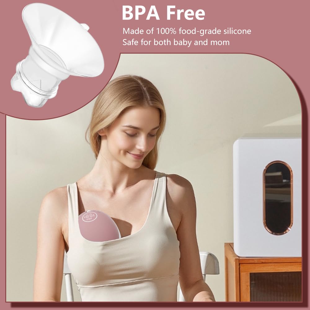 BDICOVE safe BPA-free silicone promotes comfortable pumping and easy cleaning.