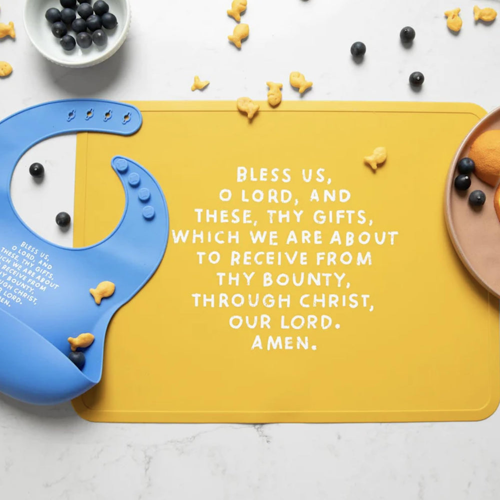 Be A Heart Bubblegum placemats dishwasher-safe for quick cleanup after meals