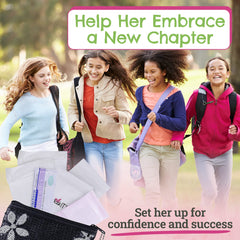 Be Prepared plant-based disposable pouches in eco-friendly travel kit.