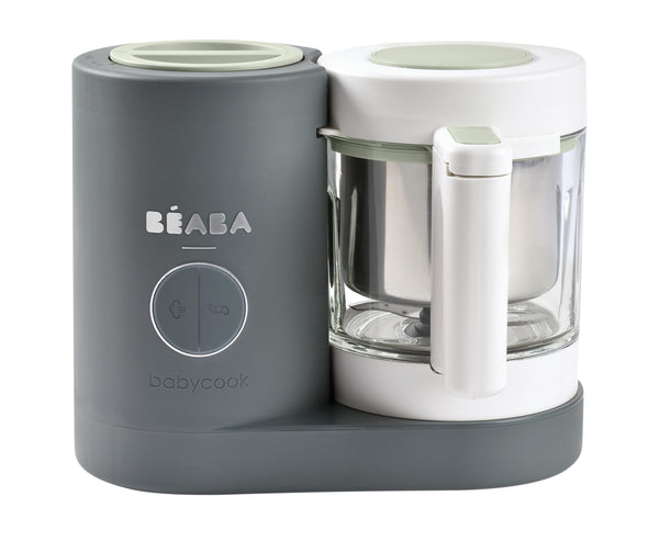 BEABA Babycook Neo glass bowl highlights non-toxic design for quick, fresh baby meals