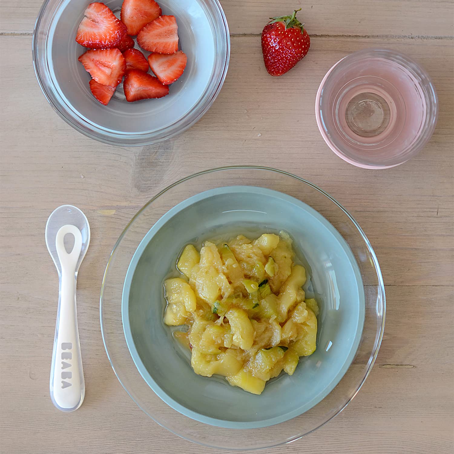 BEABA glass set is 2.5x stronger than regular glass.