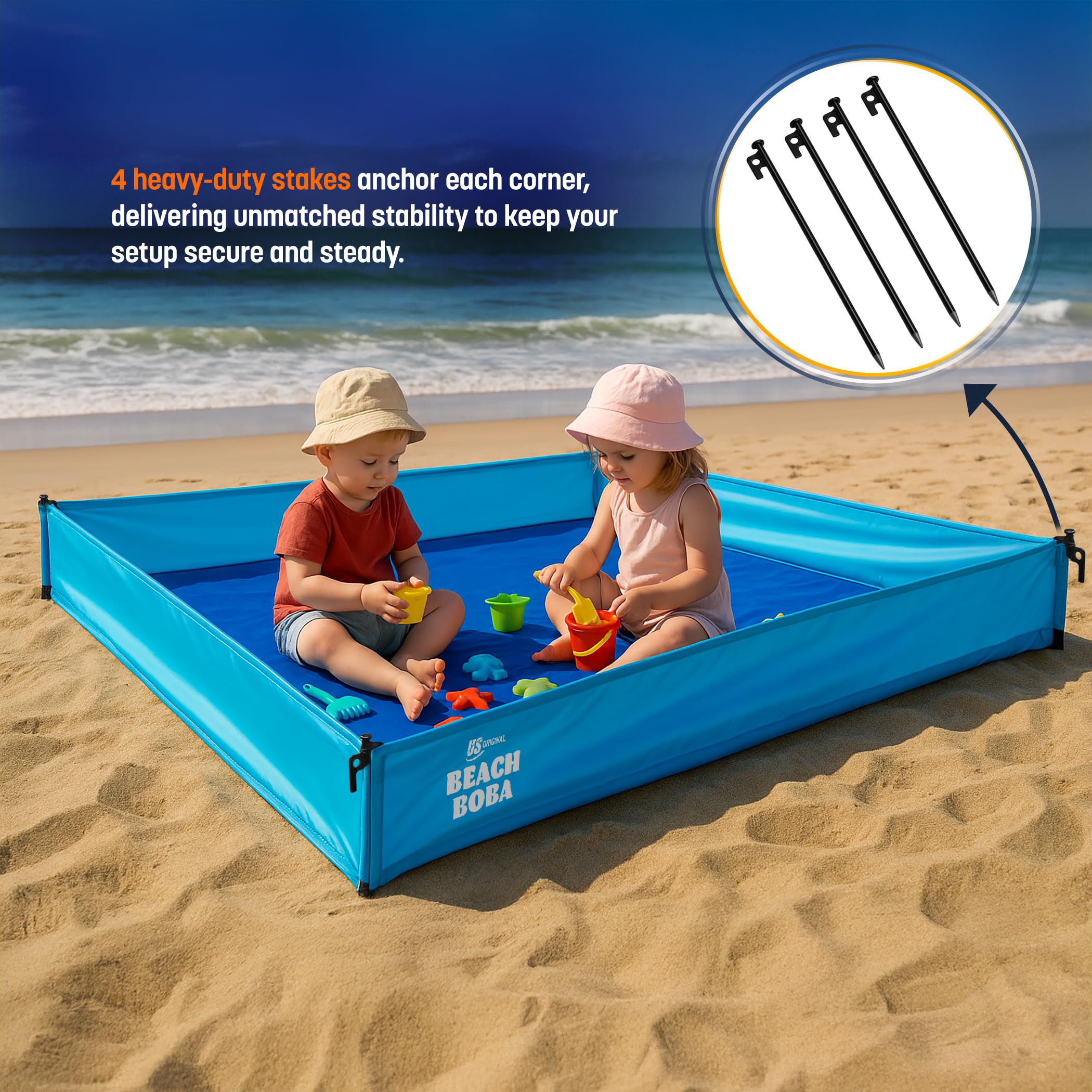 Premium 210T Ripstop Polyester fabric resists spills and is easy to clean.