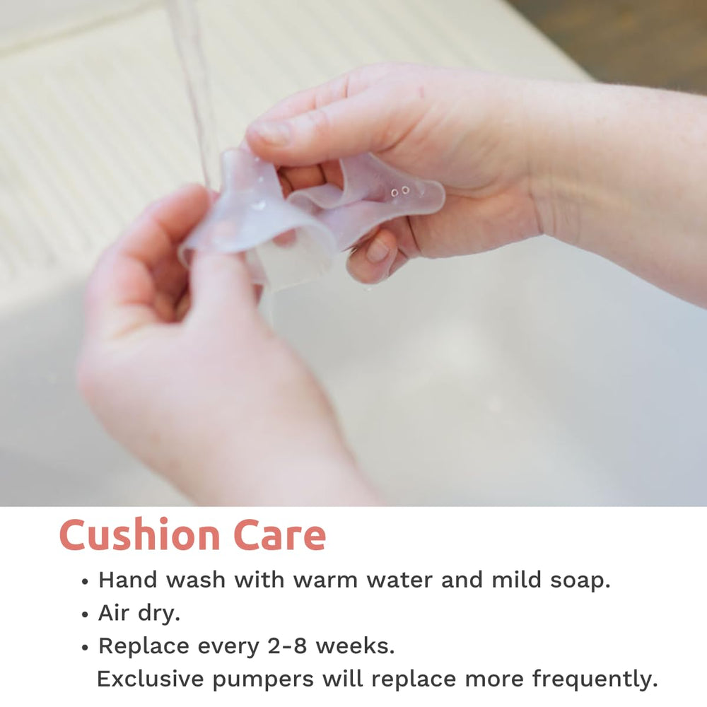 BeauGen comfort zone cushions provide a gentle pumping feel.