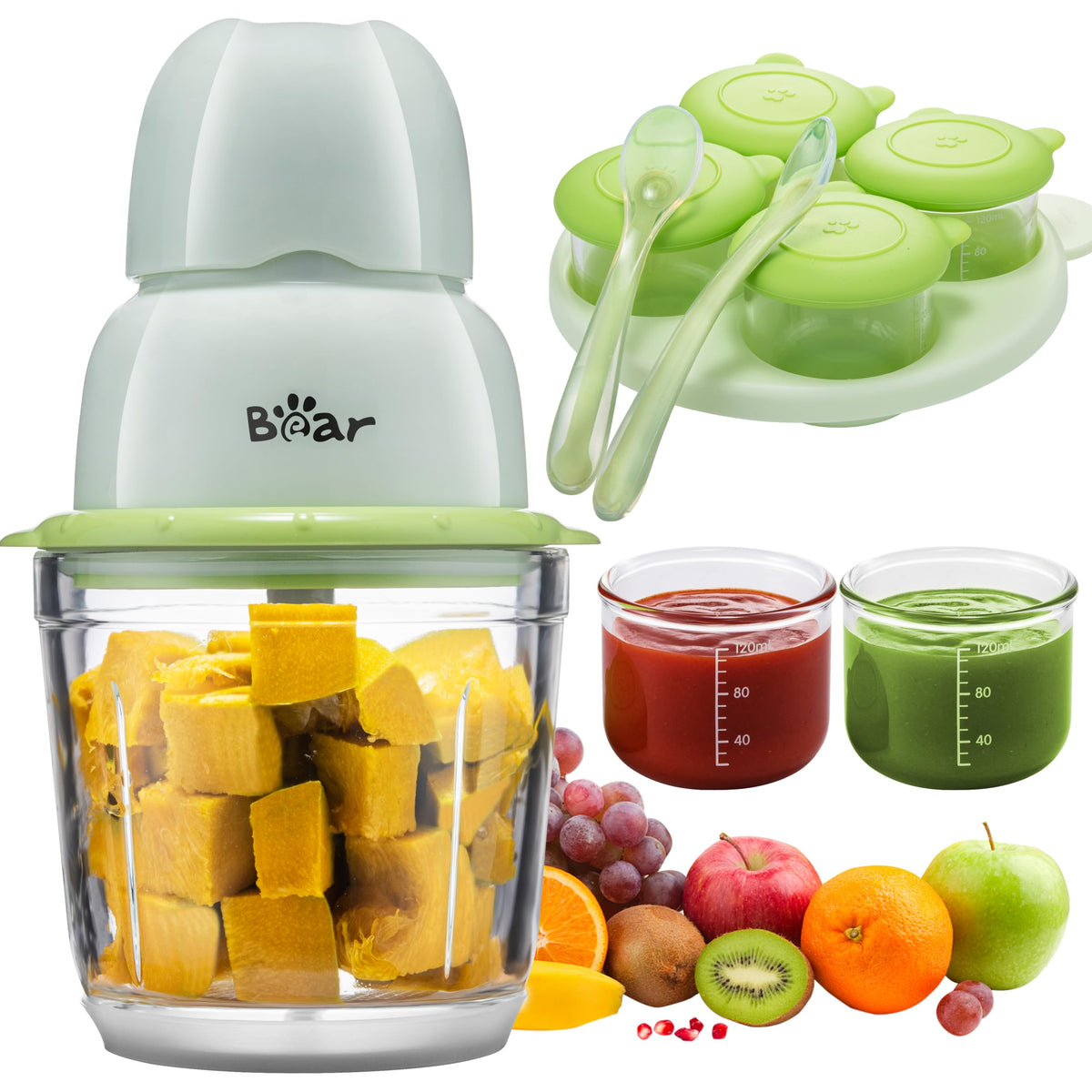 Bear Baby Food Maker Set for quick, fresh meals at home.