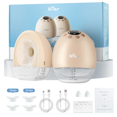 Bear Hands Free Wearable Breast Pump in setup, enabling comfortable multitasking.