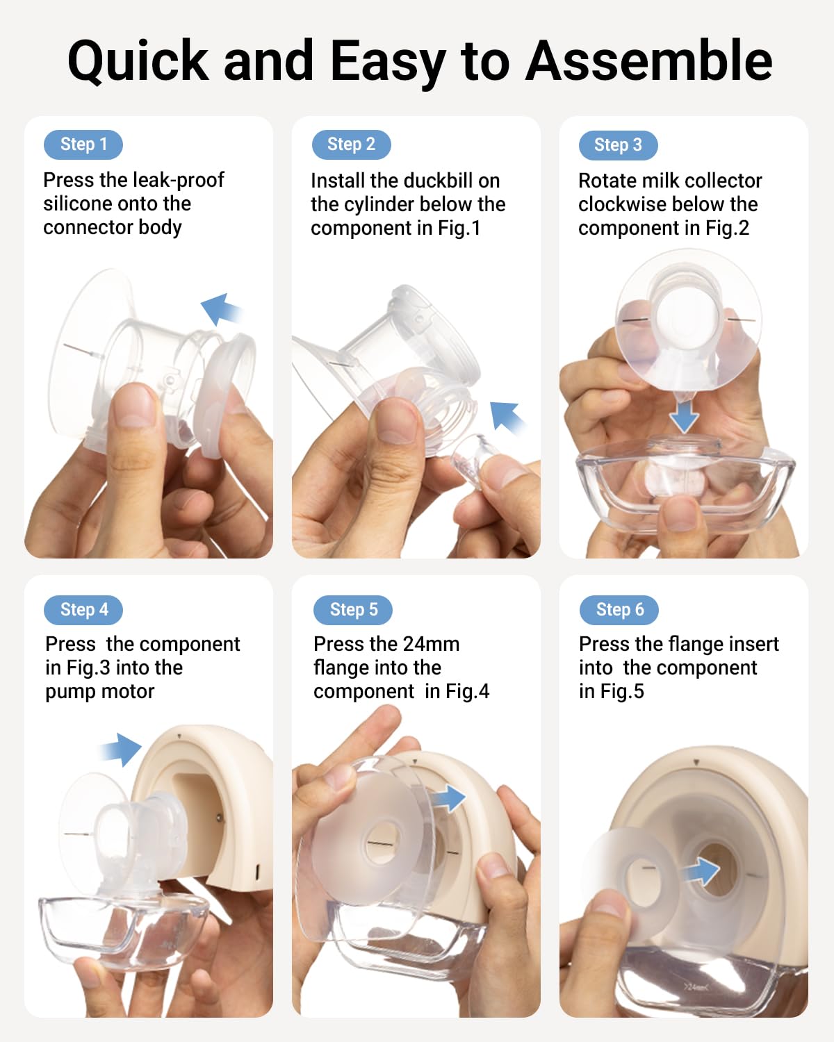 Bear On-the-go pumping with hands-free design for busy moms.