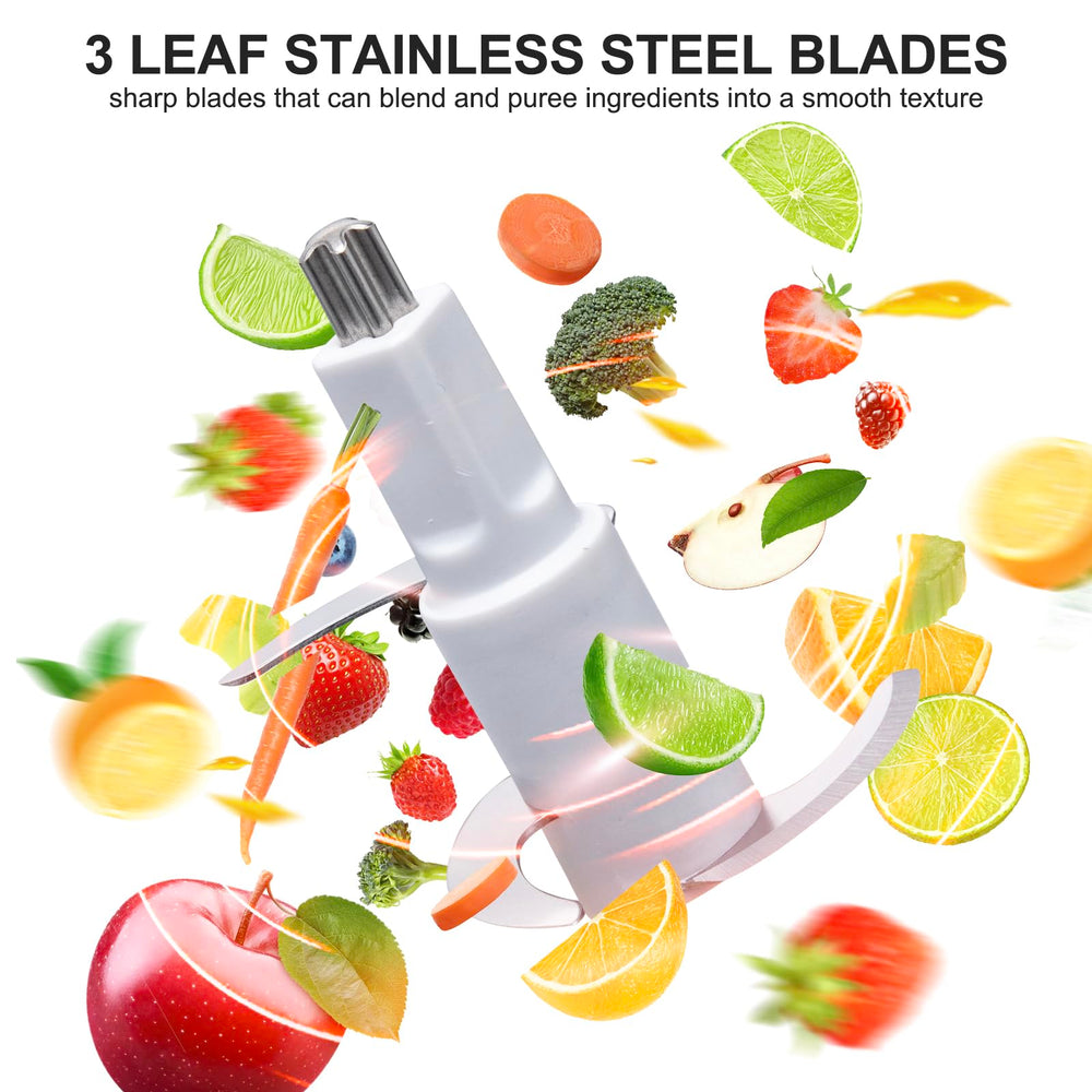 Bear puree blender creates smooth textures for tiny bites.