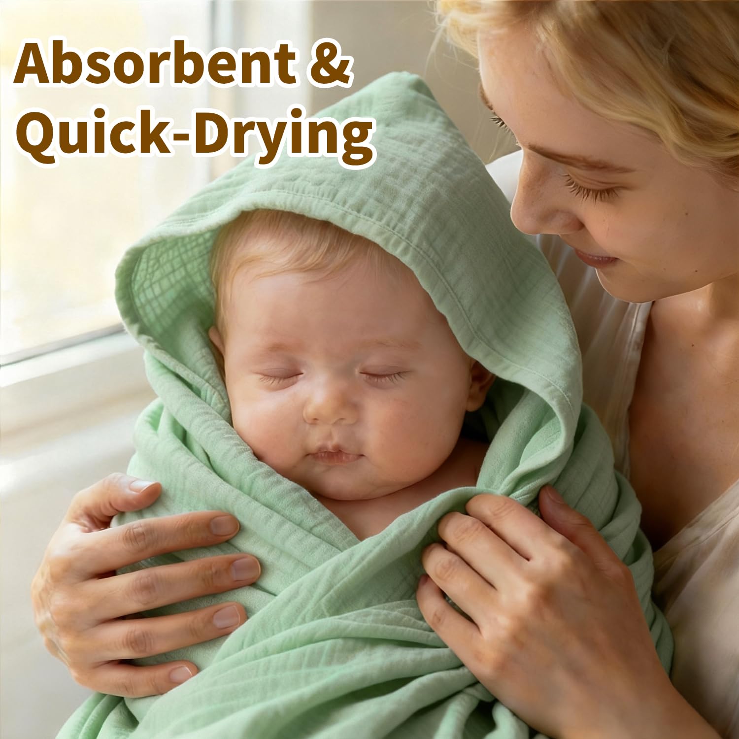 Bear Rocket GOTS-certified organic cotton towel for soft, daily use