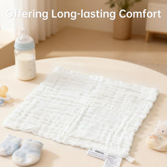 Bear Rocket washcloths absorbency demo shows quick moisture pickup during bath.