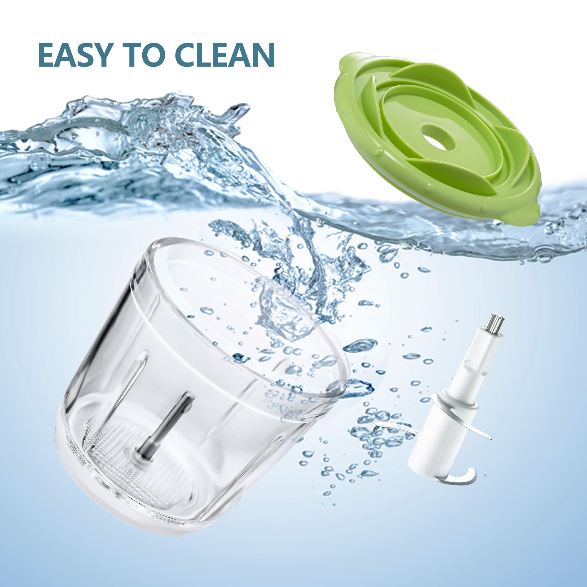 Bear stainless steel blades blend ingredients smoothly.