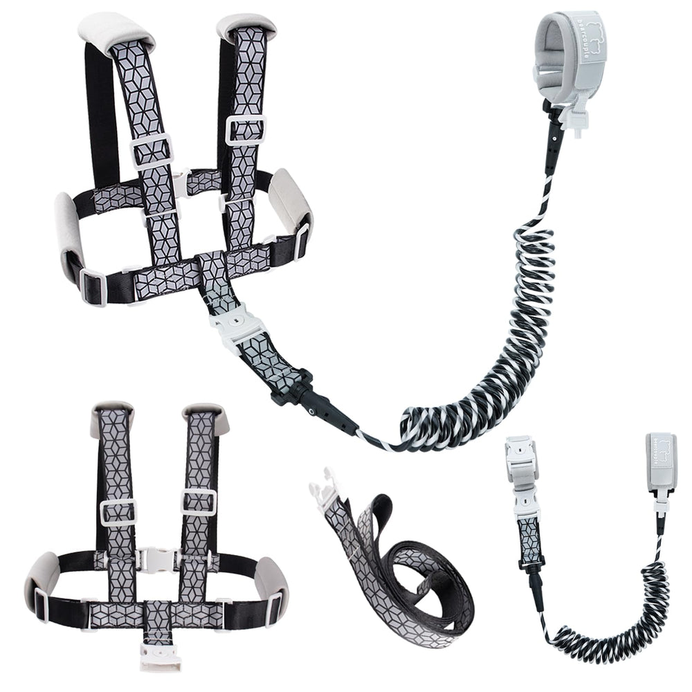 BearCouple toddler leash harness backpack enables secure, hands-free park exploration.