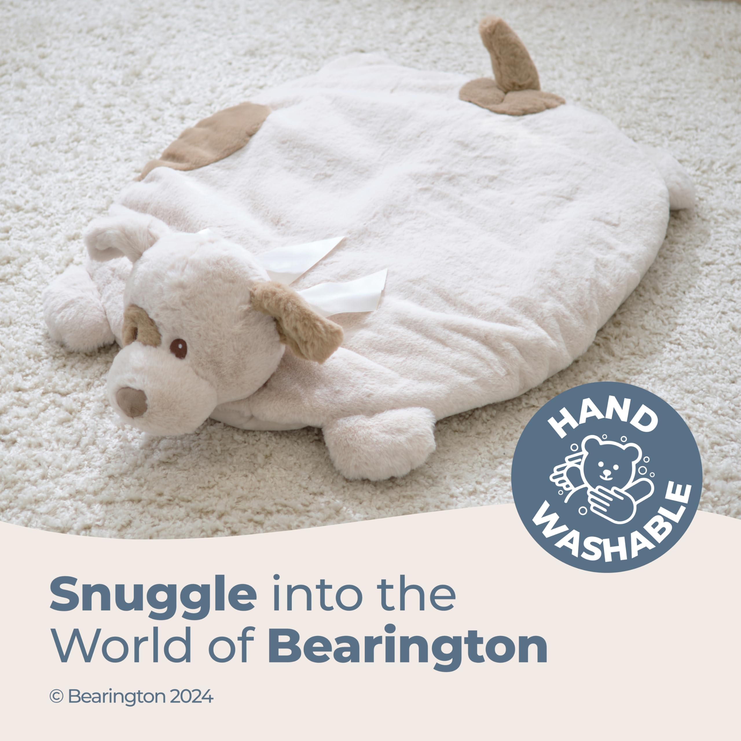 Bearington Lil' Spot Belly Blanket plush mat suitable for tummy time