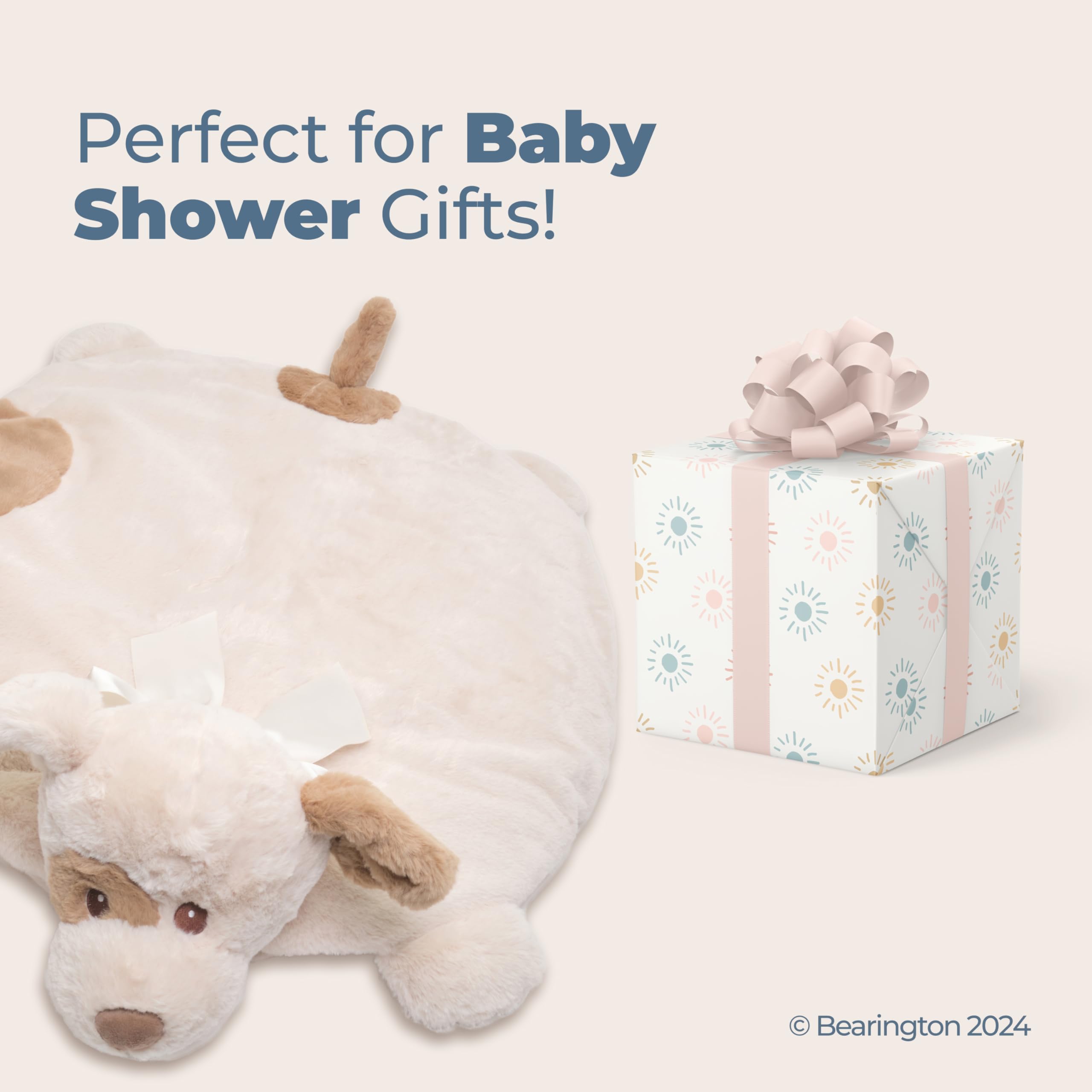 Soft Bearington blanket folds easily for travel and on the go use
