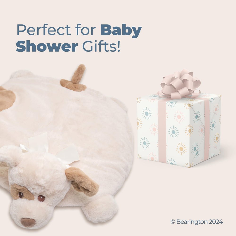 Soft Bearington blanket folds easily for travel and on the go use