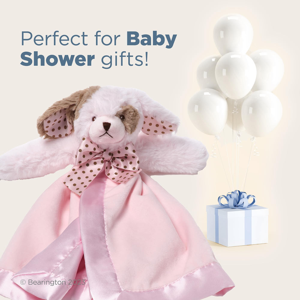 15-inch security blanket size from Bearington Wiggles Snuggler for easy handling.